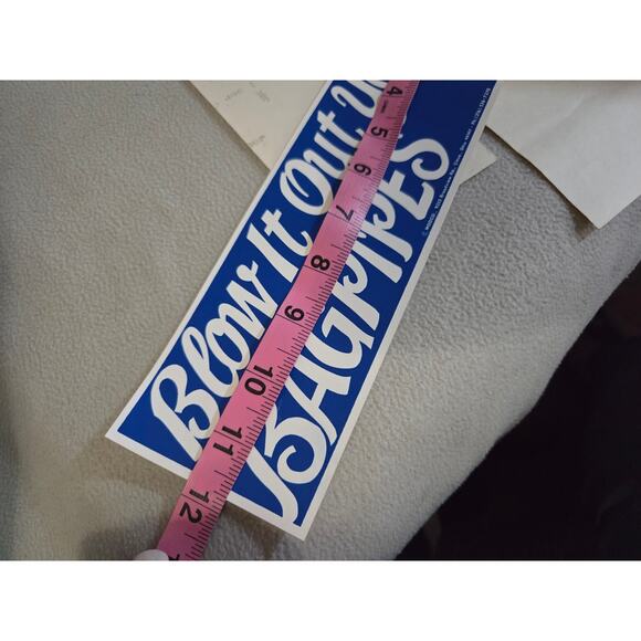 Vtg Lot 3 SCOTTISH Bumper Stickers Funny Up your Kilt Blow it out Bagpipes - Picture 7 of 7